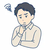 悩む男性